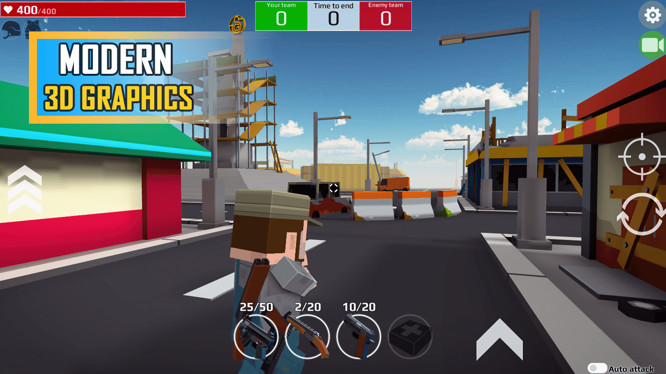 Изображение к игре Versus Pixels Battle 3D