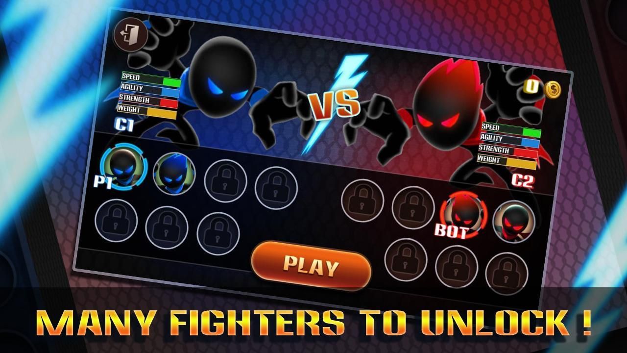 Изображение к игре Stickman Warriors:UFB Fighting