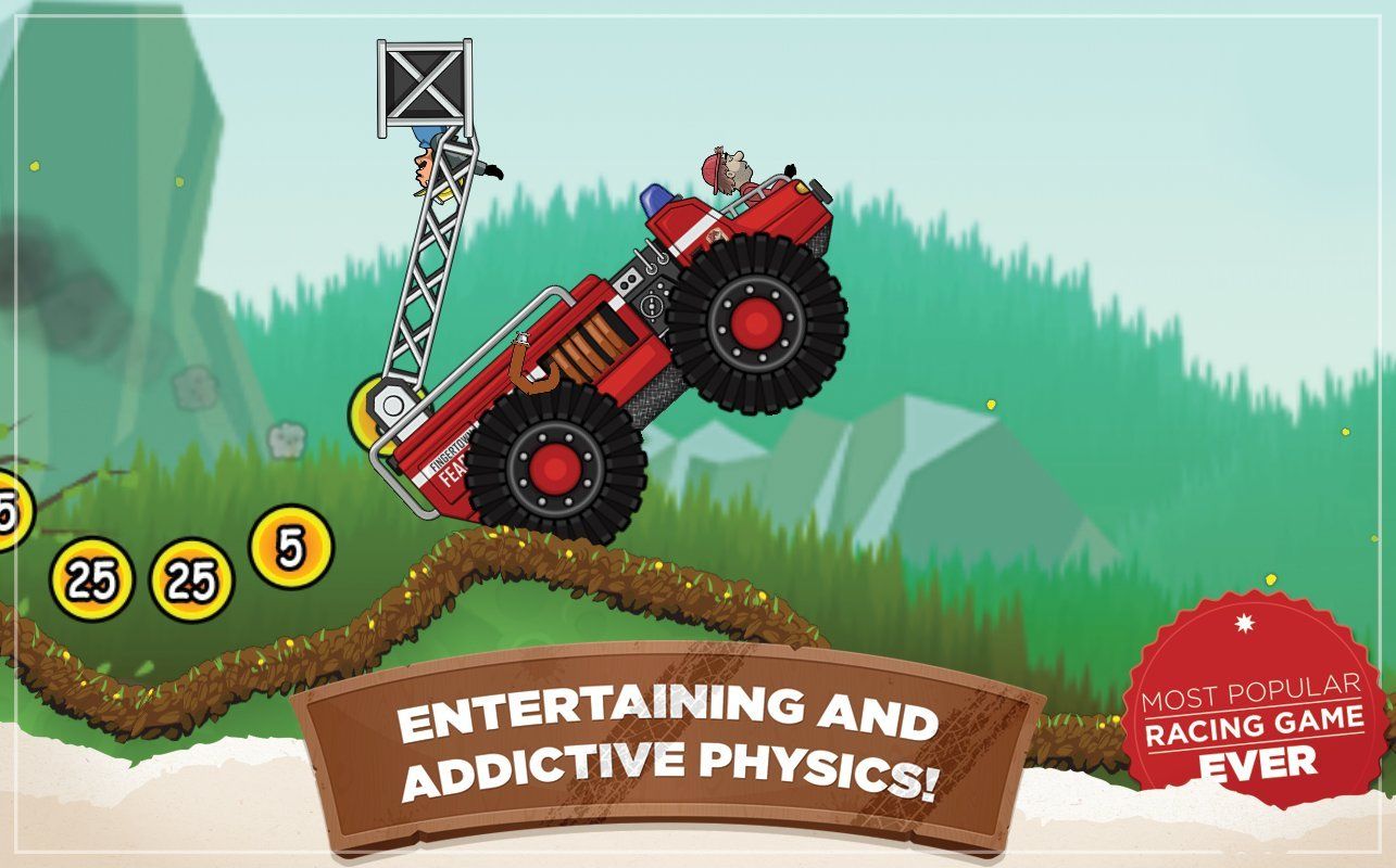 Изображение к игре Hill Climb Racing