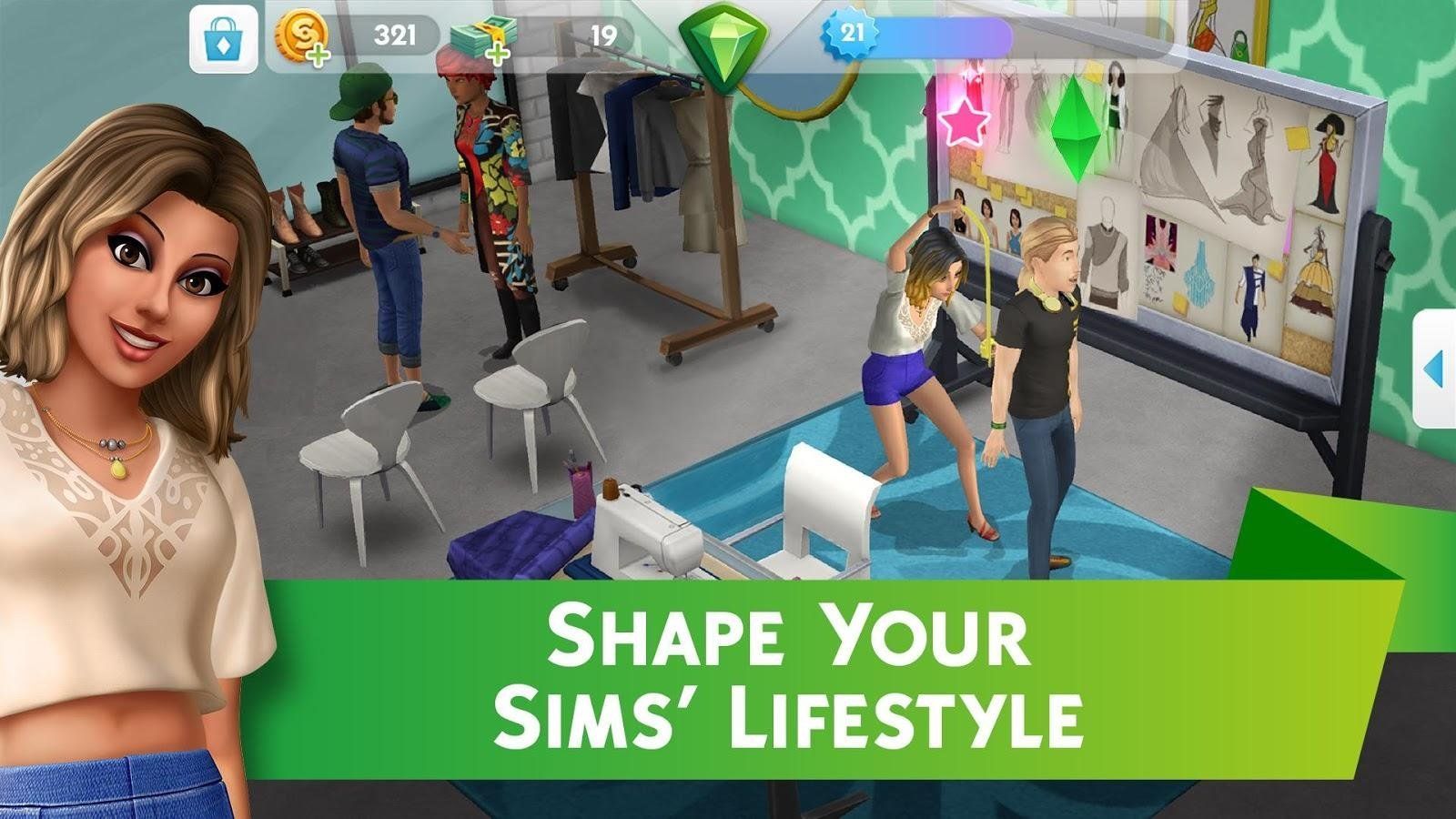 Изображение к игре The Sims Mobile
