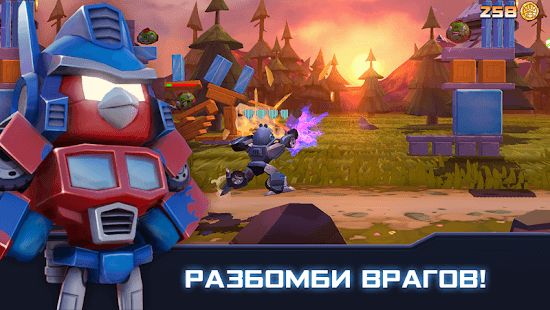Изображение к игре Angry Birds Transformers