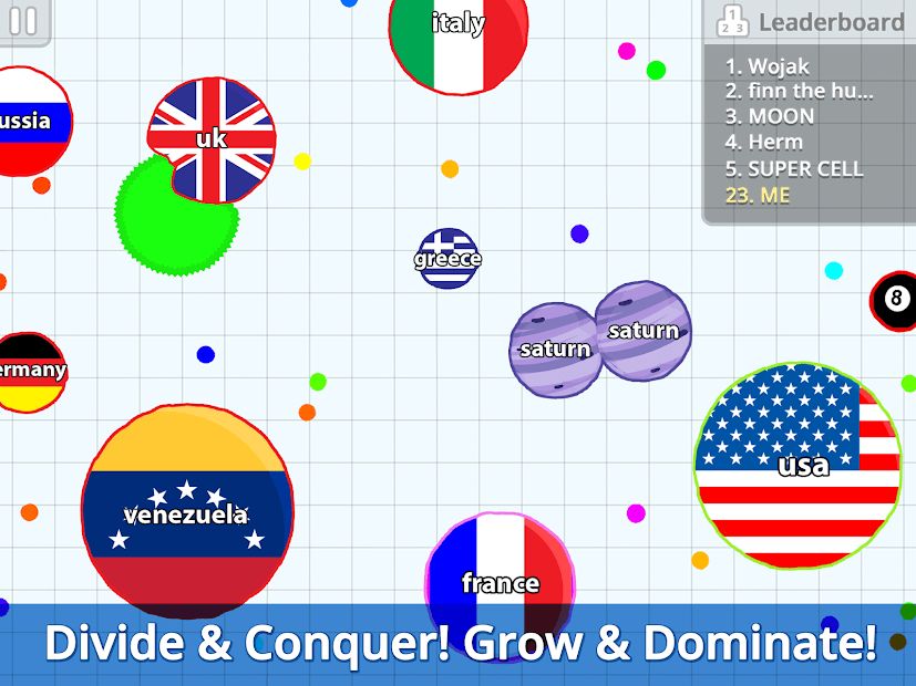 Изображение к игре Agar.io