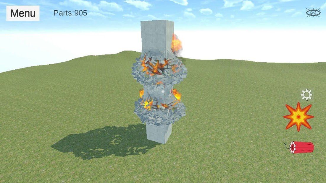 Изображение к игре Разрушительная физика симулятор 3д разрушений