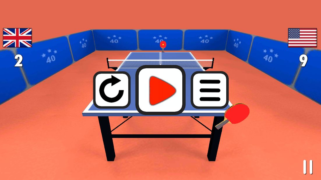 Изображение к игре Настольный теннис 3D