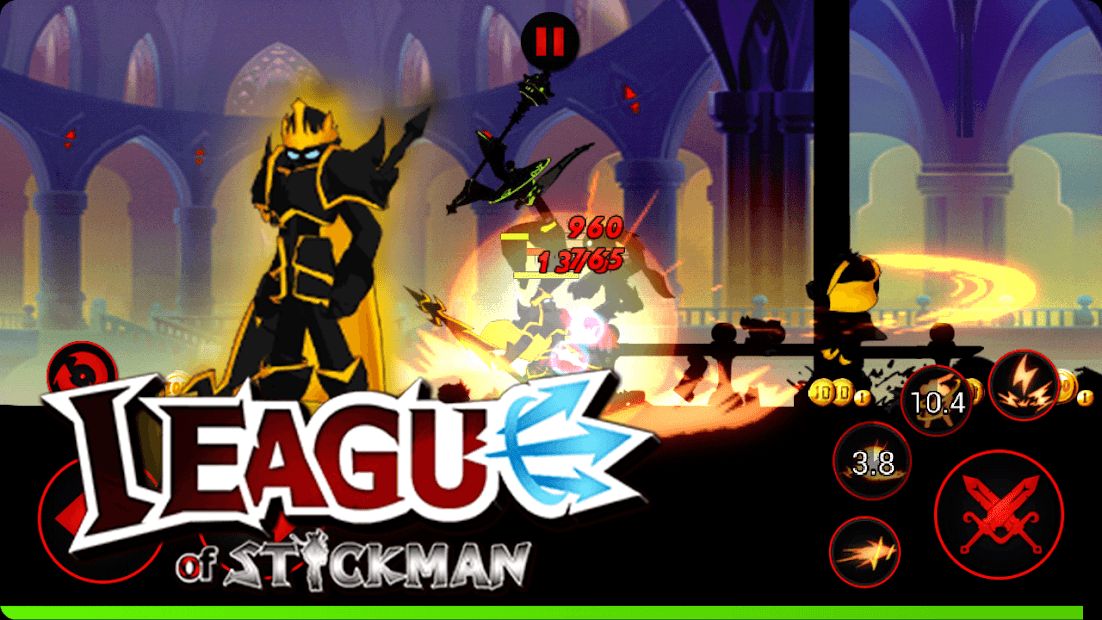 Изображение к игре League of Stickman Free- Shadow legends(Dreamsky)