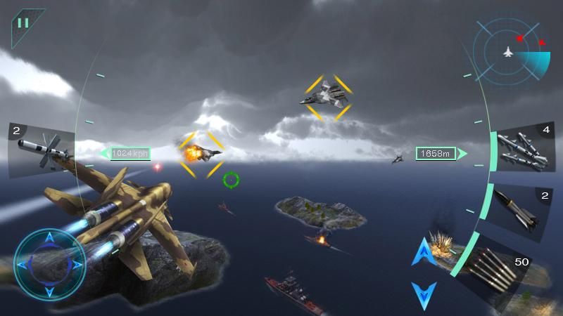 Изображение к игре Воздушные битвы 3D