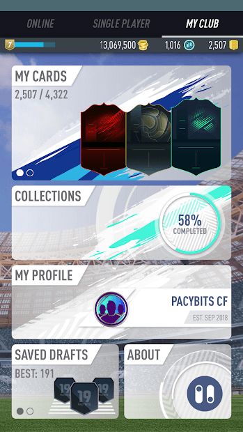 Изображение к игре PACYBITS FUT 19