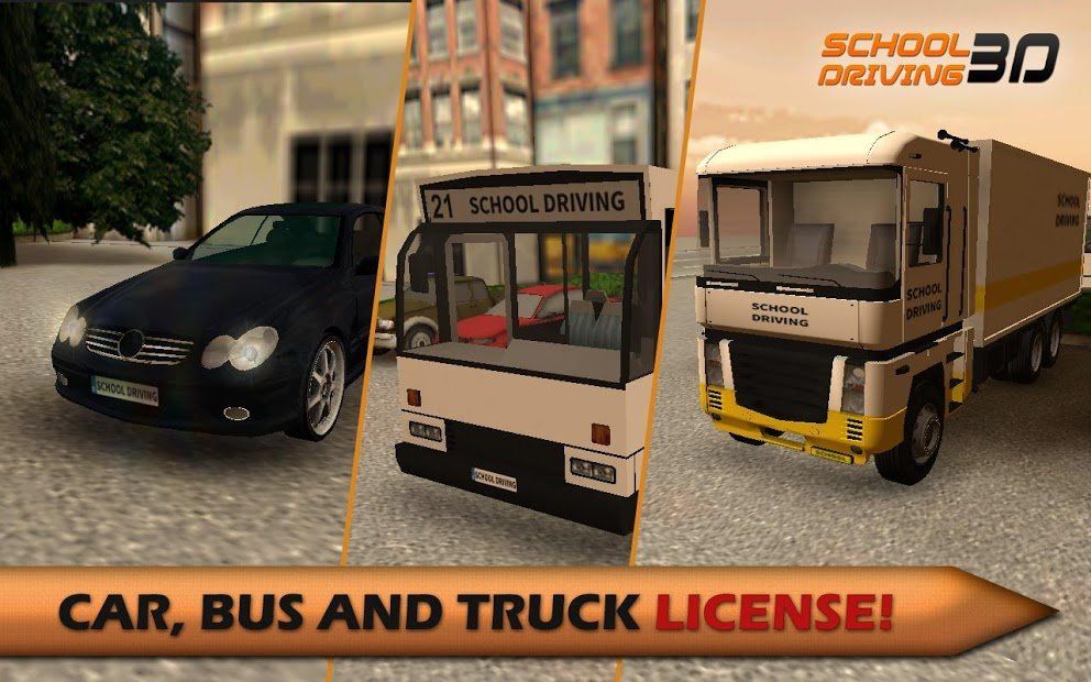 Изображение к игре School Driving 3D