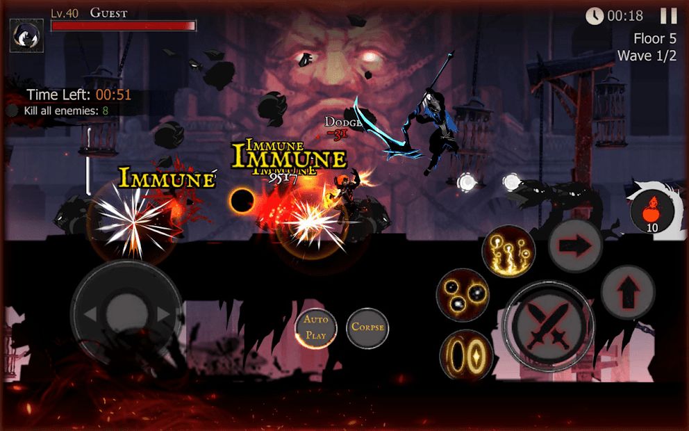 Изображение к игре Shadow of Death: Dark Knight - Stickman Fighting