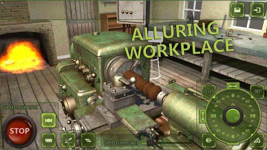 Изображение к игре Lathe Machine 3D