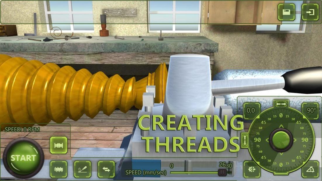 Изображение к игре Lathe Machine 3D