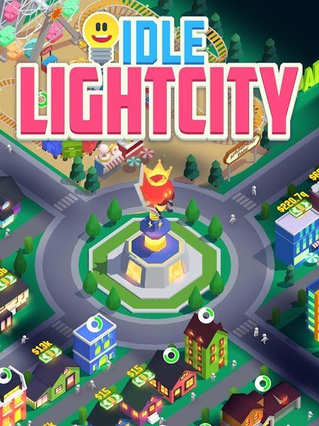 Изображение к игре Idle Light City - город лампочек