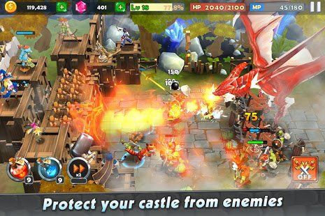 Изображение к игре Castle Rush: Hero defender & Idle defense
