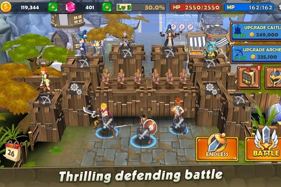 Изображение к игре Castle Rush: Hero defender & Idle defense