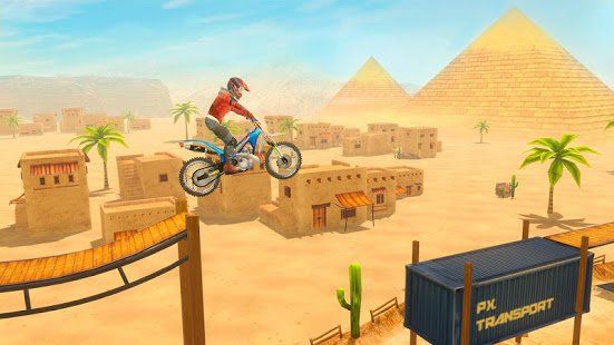 Изображение к игре Велосипед трюк 3d гоночный бесплатная игра