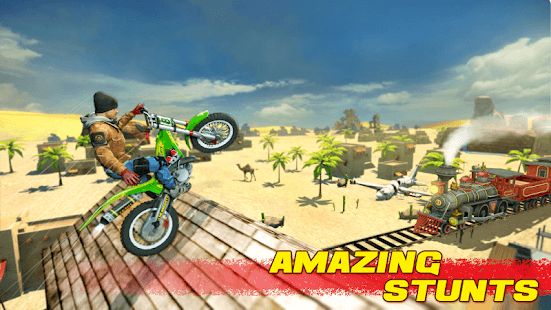 Изображение к игре Велосипед трюк 3d гоночный бесплатная игра