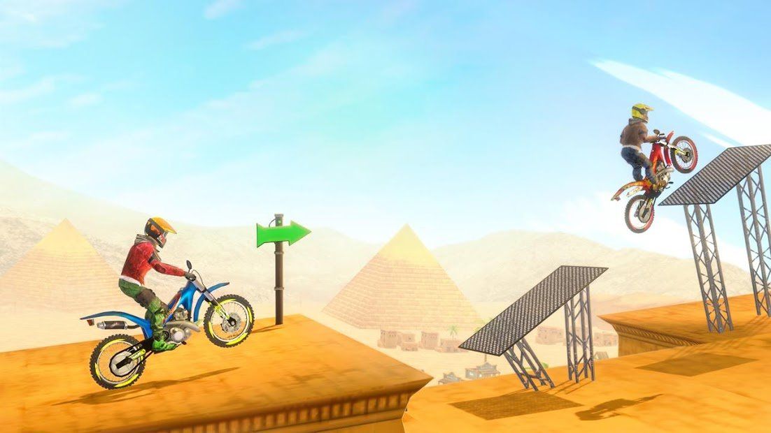 Изображение к игре Велосипед трюк 3d гоночный бесплатная игра