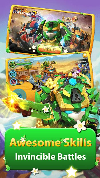 Изображение к игре Superhero Fruit 2 Premium: Robot Fighting