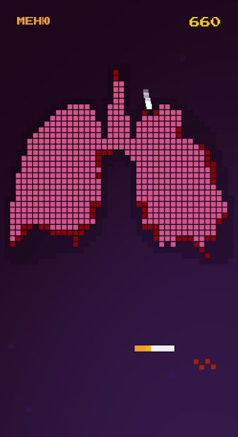 Изображение к игре Smokers Hell -простая игра арканоид