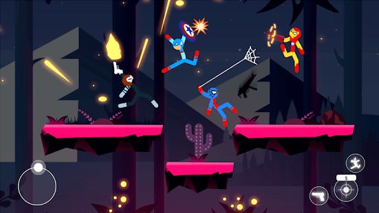Изображение к игре Supreme Stickman Warriors - дуэль на двоих