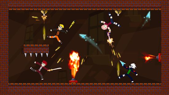 Изображение к игре Supreme Stickman Warriors - дуэль на двоих