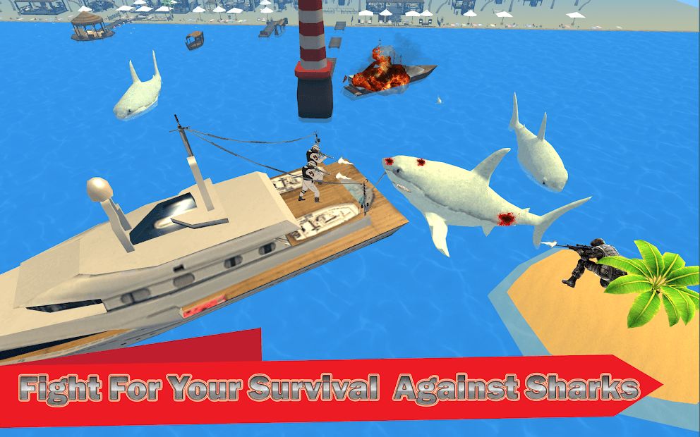 Изображение к игре Shark Hunting: Shark Games