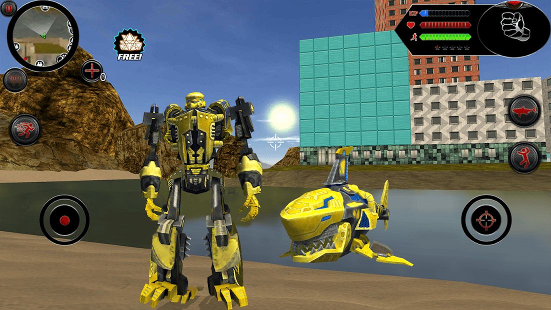 Изображение к игре Wild Robot Shark Attack - Transforming Shark Robot