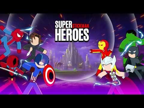 Изображение к игре Бой героев Супер Stickman