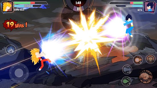 Изображение к игре Stickman Warriors - Super Dragon Shadow Fight