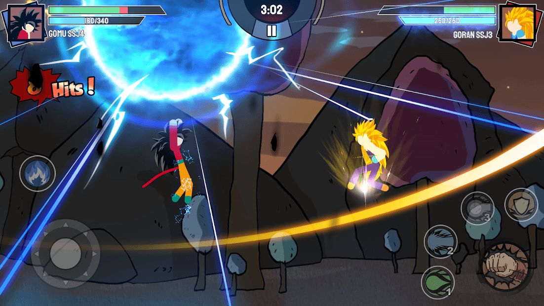 Изображение к игре Stickman Warriors - Super Dragon Shadow Fight