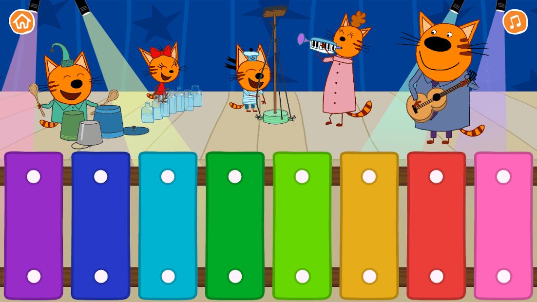 Изображение к игре Три кота. Развивающие игры