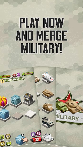 Изображение к игре Merge Military Vehicles Tycoon