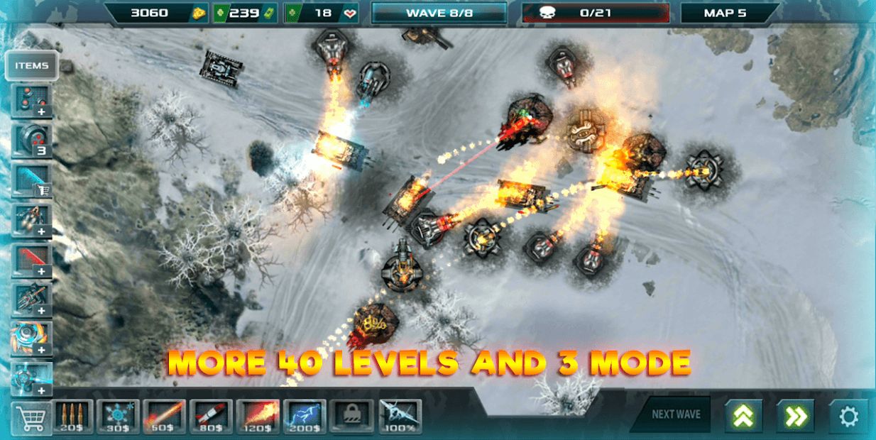 Изображение к игре Tower Defense: Tank WAR