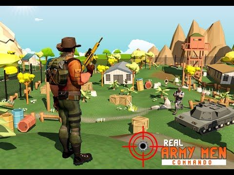 Изображение к игре Real Army Men Commando Stars - Military Tank Games