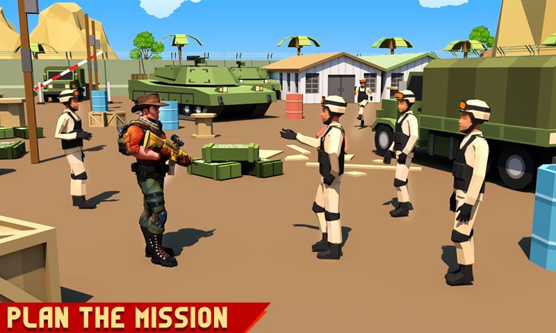 Изображение к игре Real Army Men Commando Stars - Military Tank Games