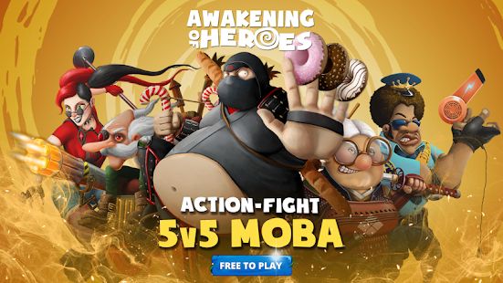 Изображение к игре Awakening of Heroes: MOBA 5v5 | PVP Бой