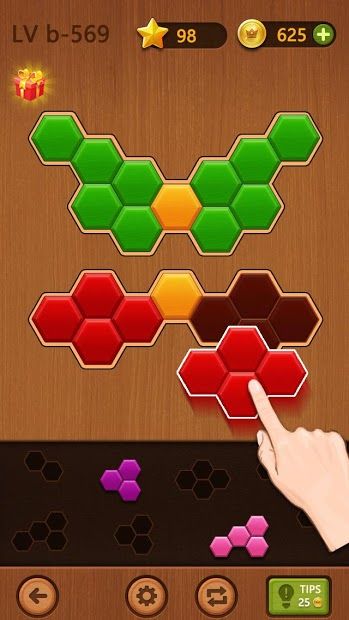 Изображение к игре Головоломка - Блоки, Соты