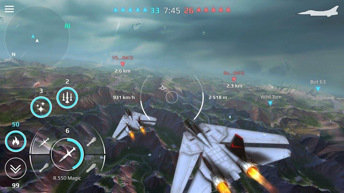 Изображение к игре Sky Combat: онлайн ПВП бои на самолётах 5х5