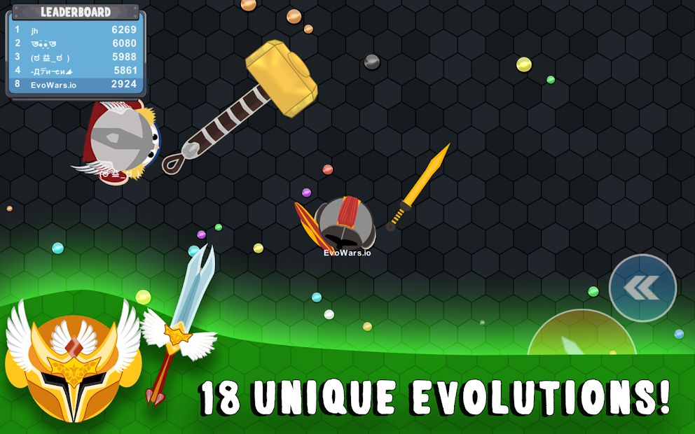Изображение к игре EvoWars.io