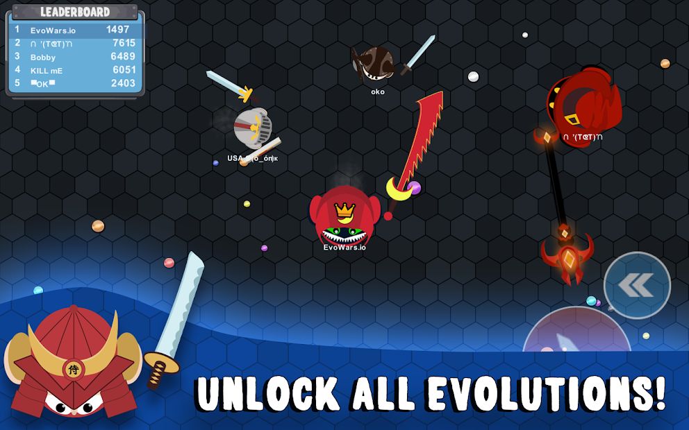 Изображение к игре EvoWars.io
