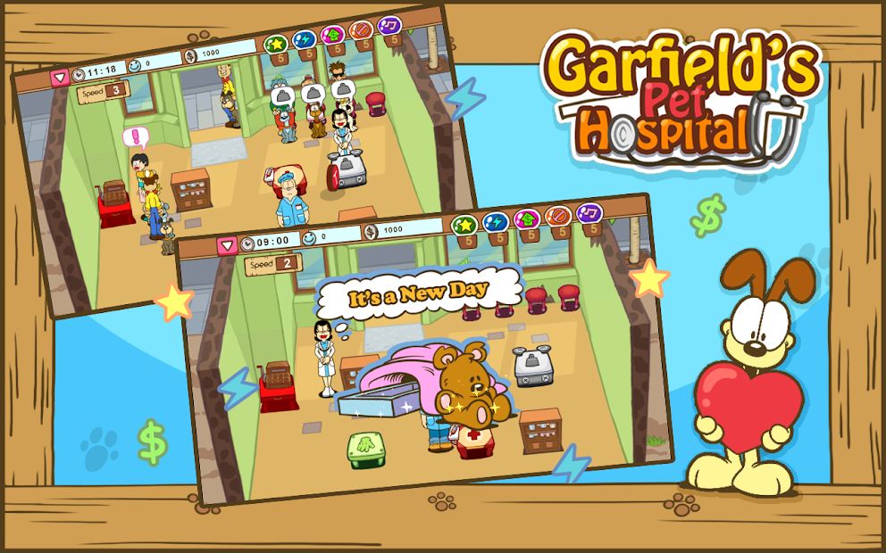 Изображение к игре Ветеринарная клиника Гарфилда