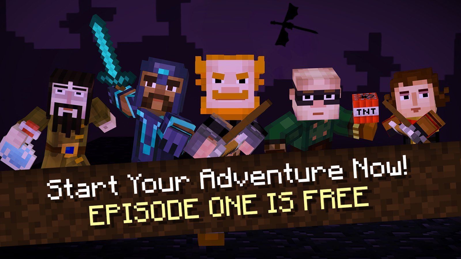 Изображение к игре Minecraft: Story Mode