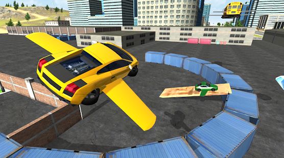 Изображение к игре Flying Car City 3D