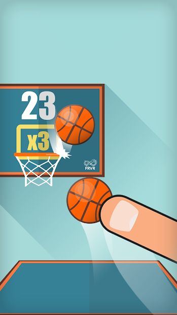 Изображение к игре Basketball FRVR - Стреляйте обручем и слэм данк!