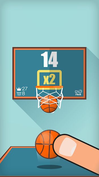 Изображение к игре Basketball FRVR - Стреляйте обручем и слэм данк!