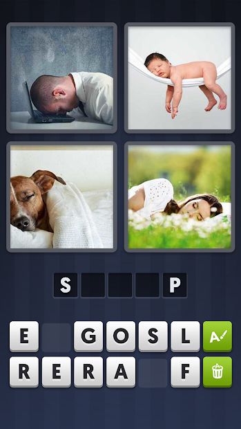 Изображение к игре 4 Pics 1 Word