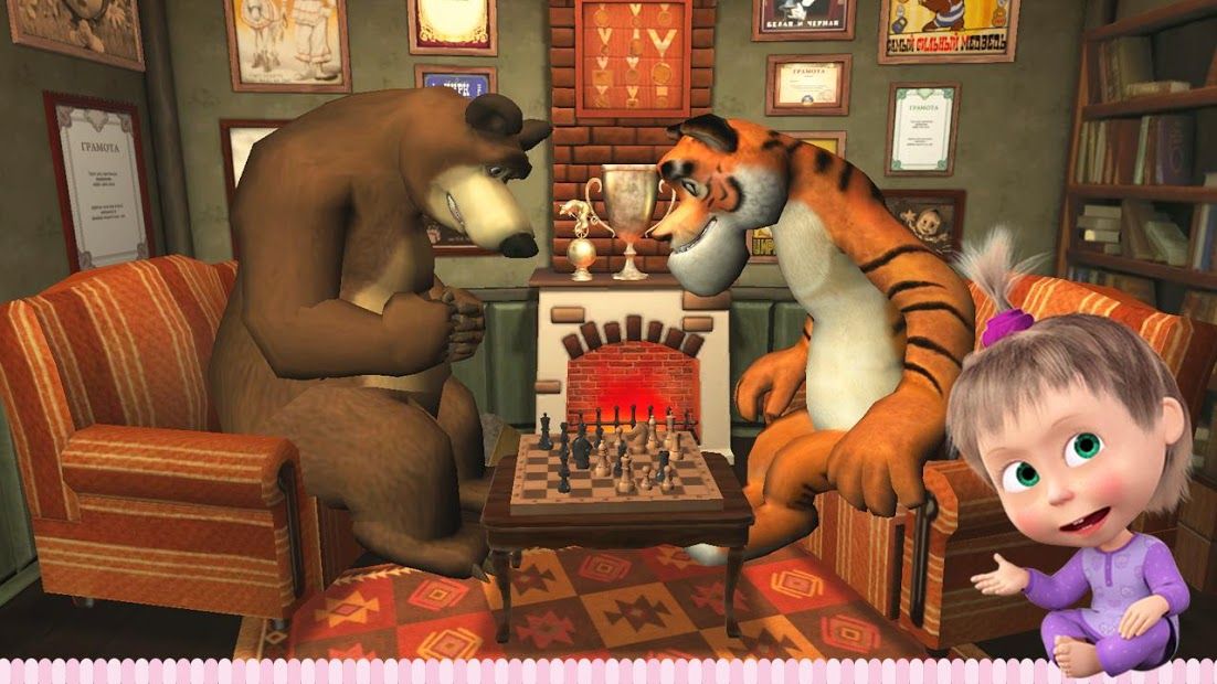 Изображение к игре Маша и Медведь: Спокойной ночи!