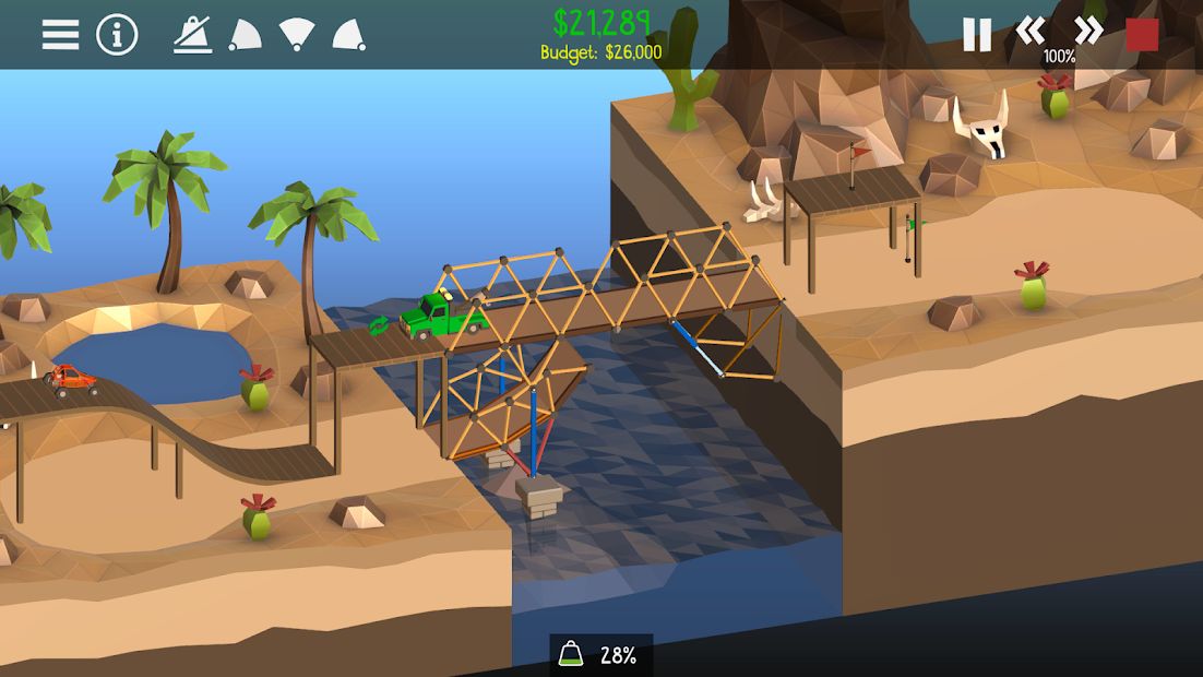 Изображение к игре Poly Bridge 2