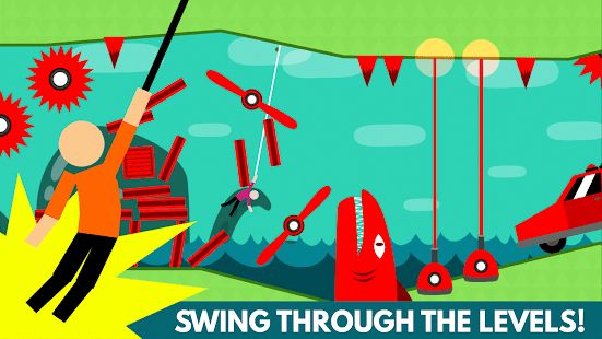 Изображение к игре Hanger World - Rope Swing