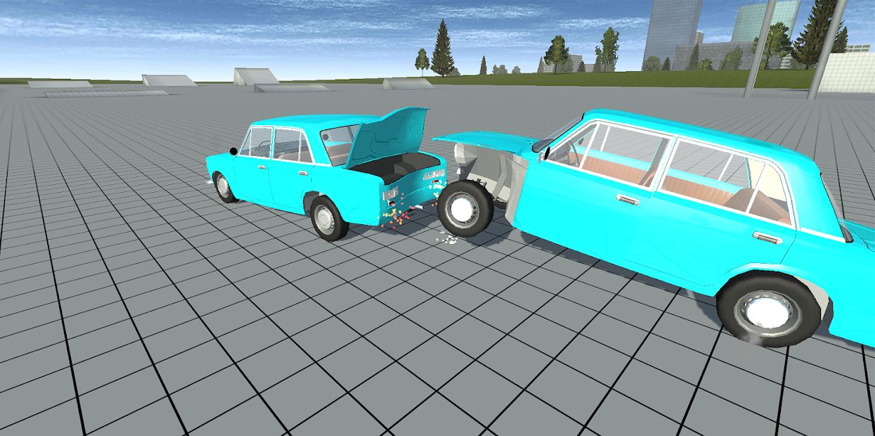 Изображение к игре Simple Car Crash Physics Simulator Demo